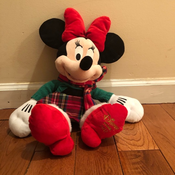 2012 Christmas Minnie Mouse Teddy - Picture 4 of 5